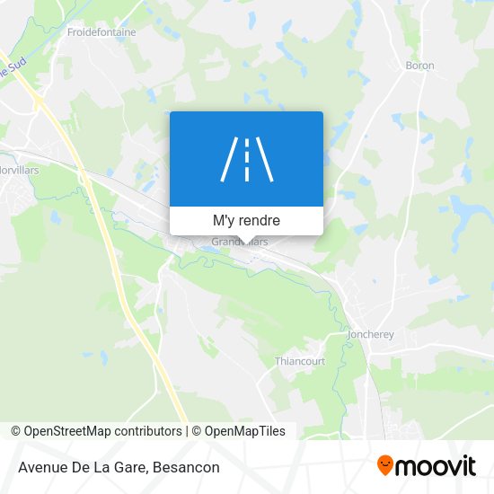 Avenue De La Gare plan