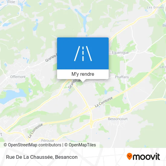 Rue De La Chaussée plan