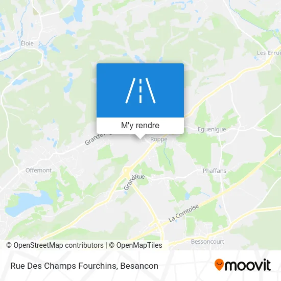 Rue Des Champs Fourchins plan