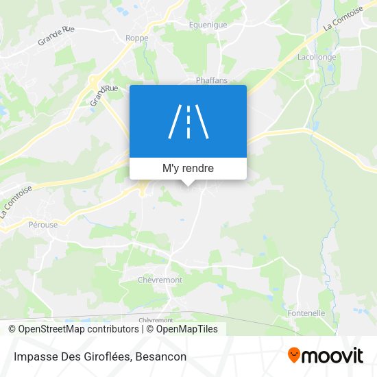 Impasse Des Giroflées plan