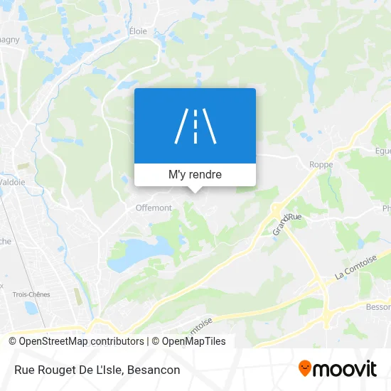 Rue Rouget De L'Isle plan