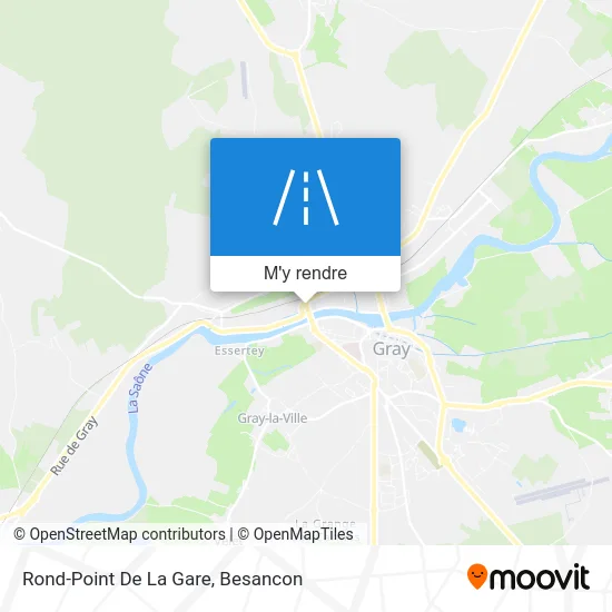 Rond-Point De La Gare plan