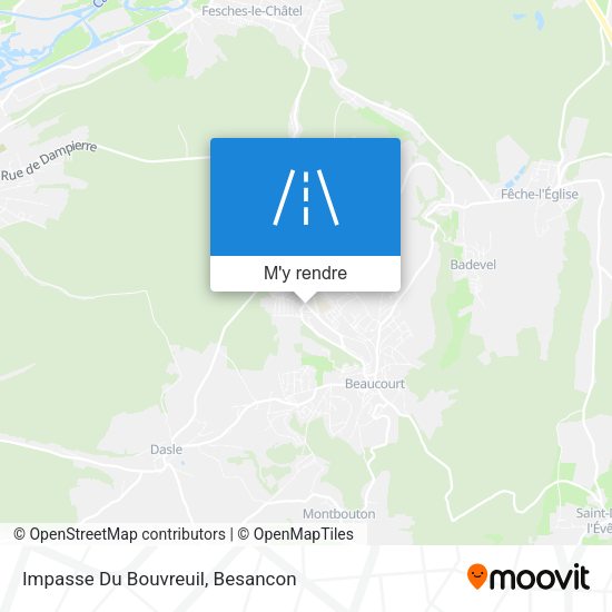 Impasse Du Bouvreuil plan