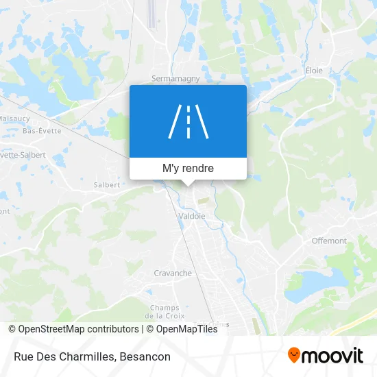 Rue Des Charmilles plan