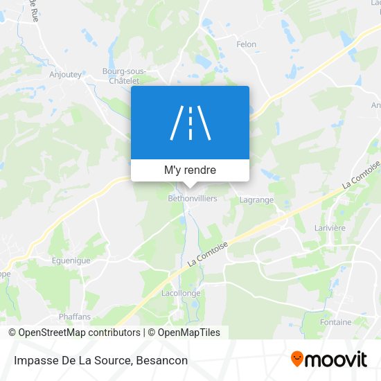 Impasse De La Source plan