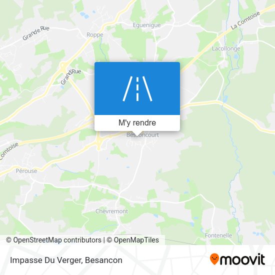 Impasse Du Verger plan