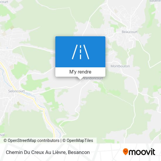 Chemin Du Creux Au Lièvre plan