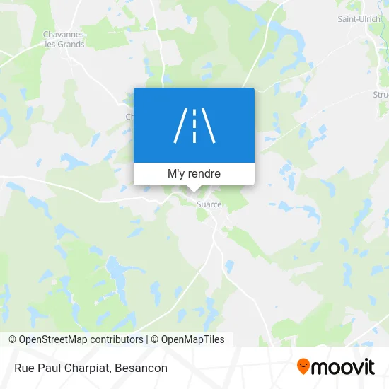 Rue Paul Charpiat plan