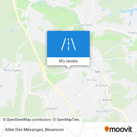Allée Des Mésanges plan