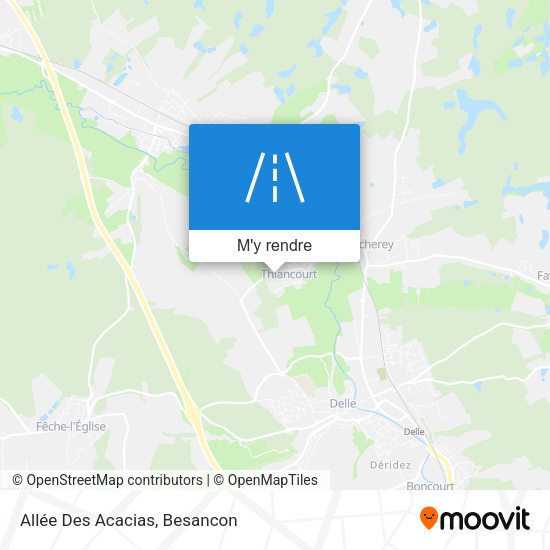 Allée Des Acacias plan