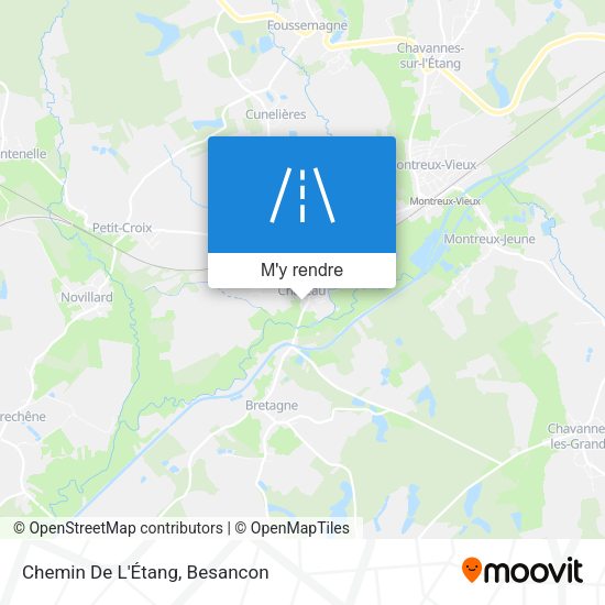 Chemin De L'Étang plan