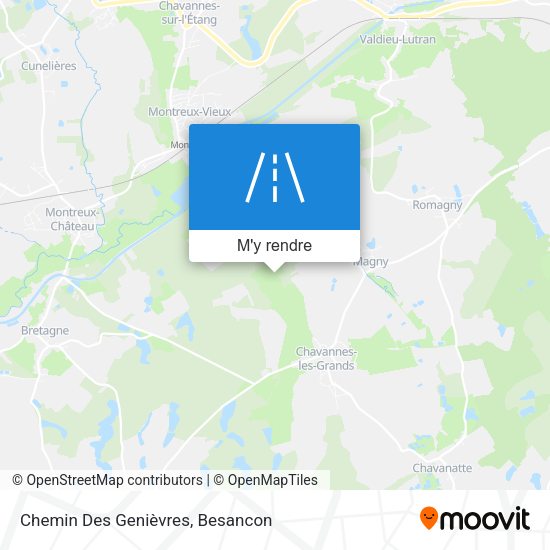 Chemin Des Genièvres plan