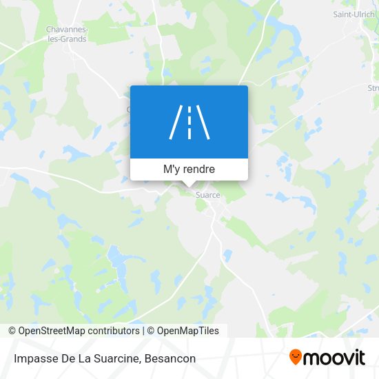 Impasse De La Suarcine plan