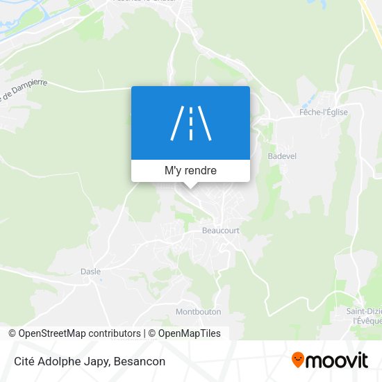 Cité Adolphe Japy plan