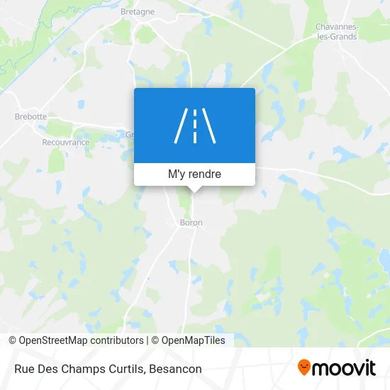 Rue Des Champs Curtils plan