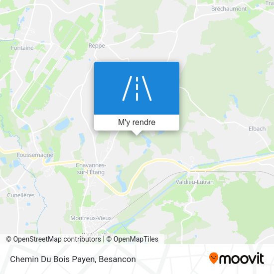 Chemin Du Bois Payen plan
