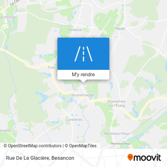 Rue De La Glacière plan