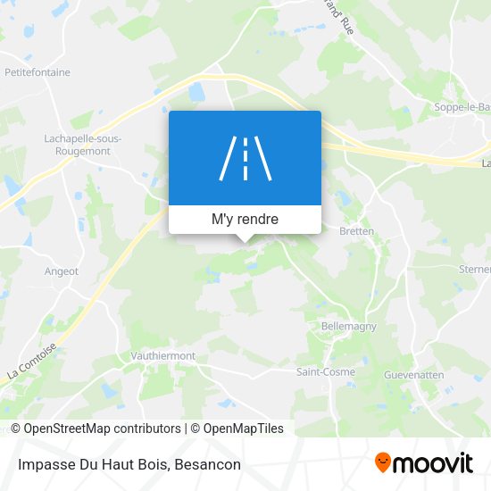 Impasse Du Haut Bois plan