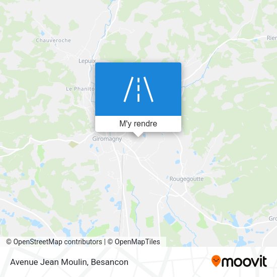 Avenue Jean Moulin plan