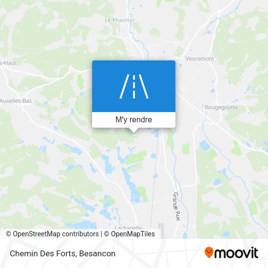 Chemin Des Forts plan