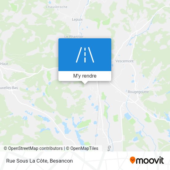 Rue Sous La Côte plan