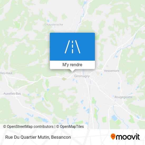 Rue Du Quartier Mutin plan