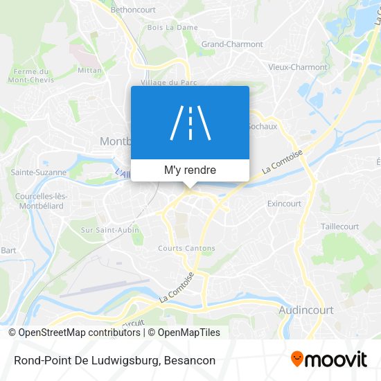 Rond-Point De Ludwigsburg plan