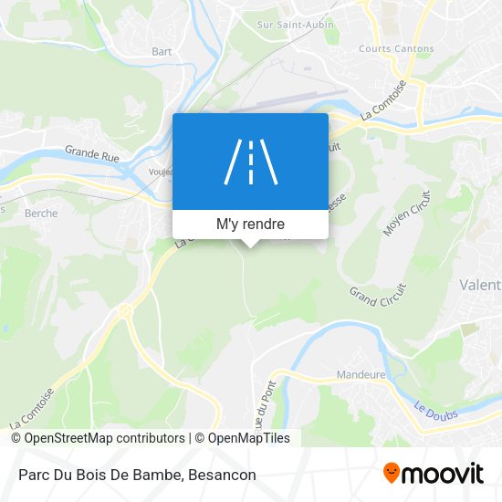 Parc Du Bois De Bambe plan