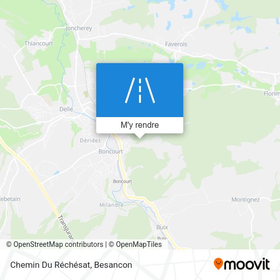 Chemin Du Réchésat plan