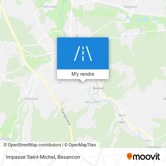 Impasse Saint-Michel plan