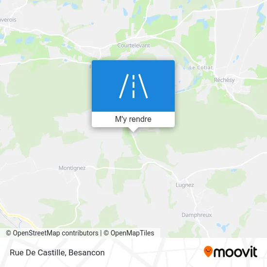 Rue De Castille plan