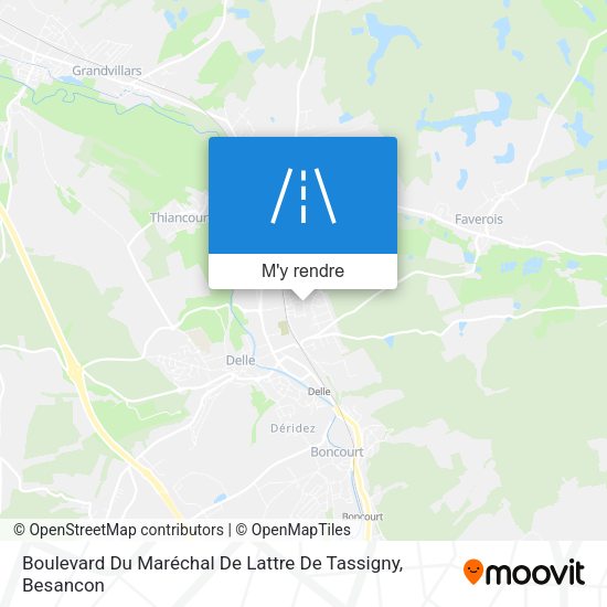 Boulevard Du Maréchal De Lattre De Tassigny plan