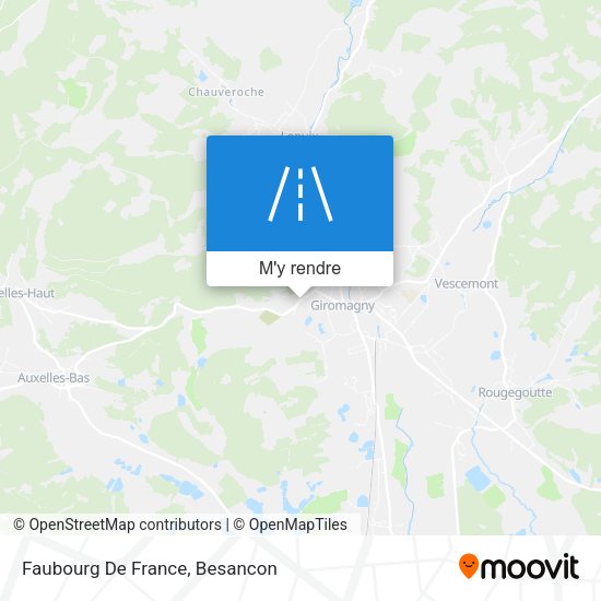 Faubourg De France plan