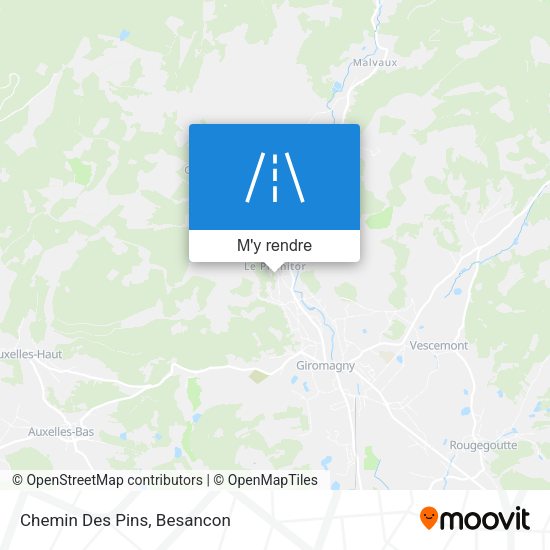 Chemin Des Pins plan