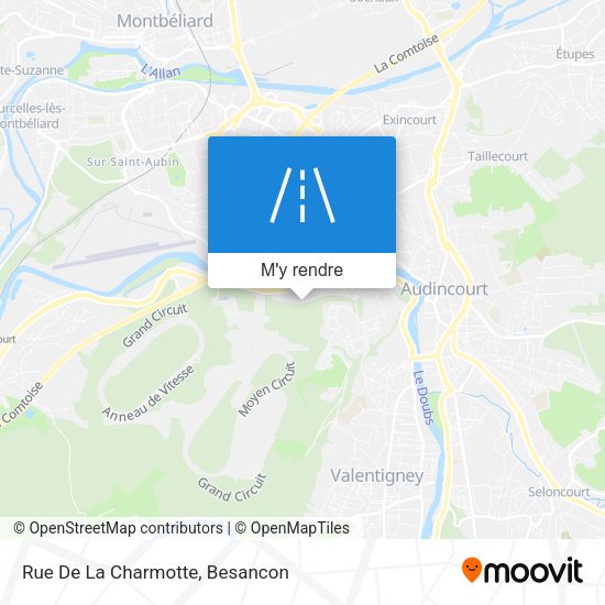 Rue De La Charmotte plan