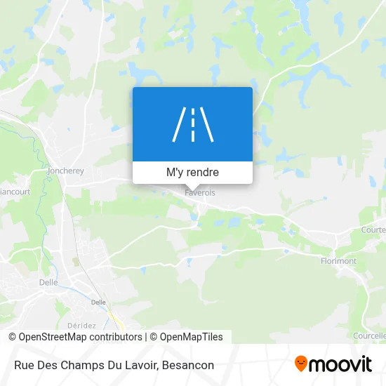 Rue Des Champs Du Lavoir plan