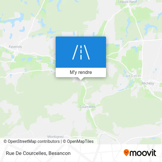 Rue De Courcelles plan