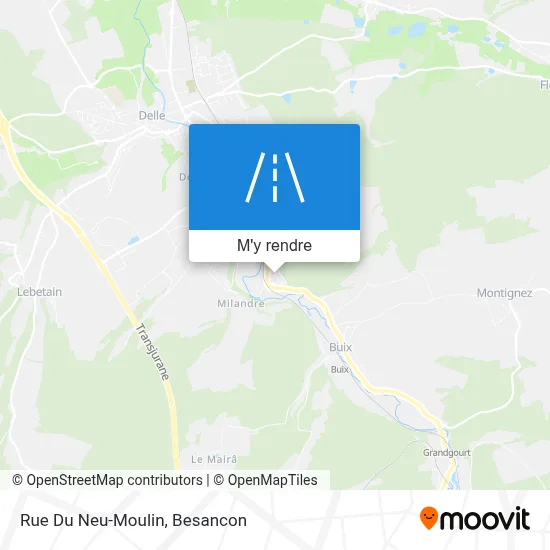 Rue Du Neu-Moulin plan