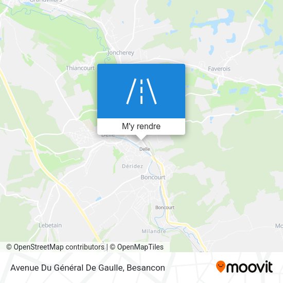 Avenue Du Général De Gaulle plan