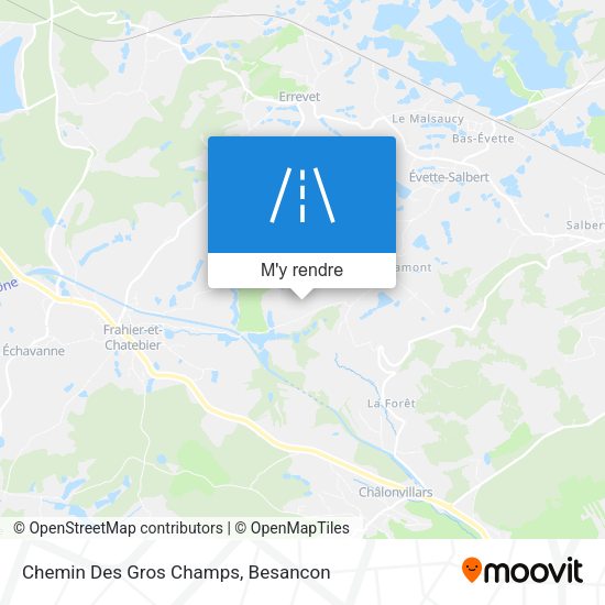 Chemin Des Gros Champs plan