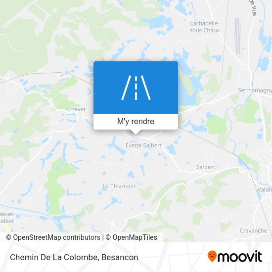 Chemin De La Colombe plan
