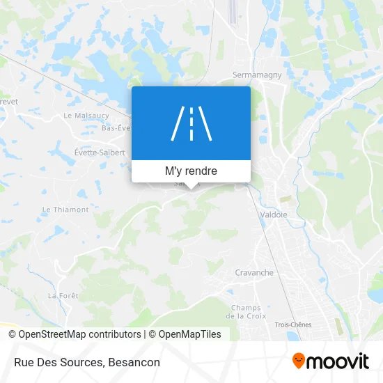 Rue Des Sources plan