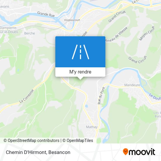 Chemin D'Hirmont plan