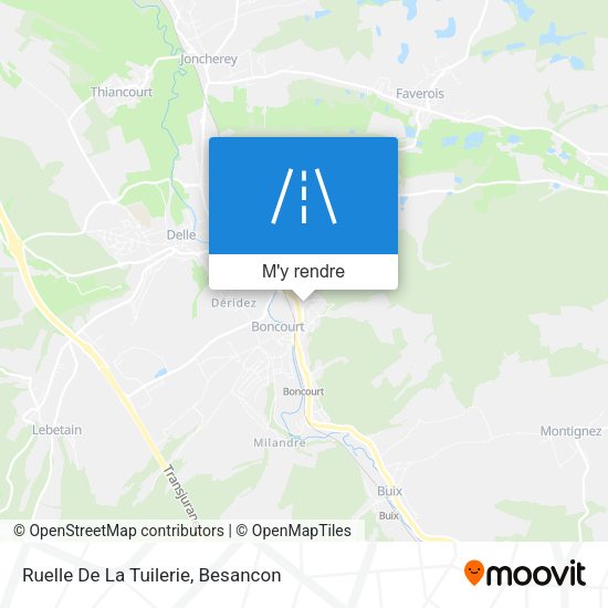 Ruelle De La Tuilerie plan