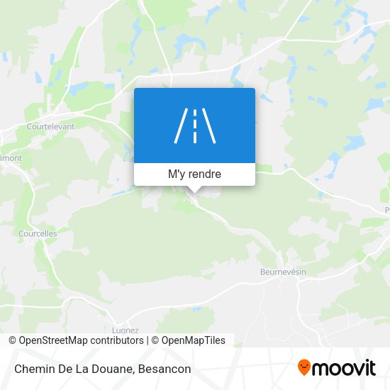 Chemin De La Douane plan