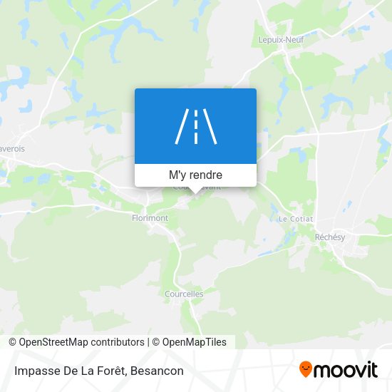 Impasse De La Forêt plan