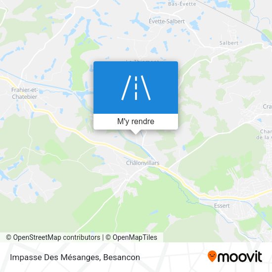 Impasse Des Mésanges plan