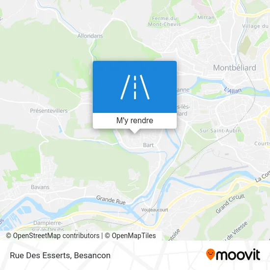 Rue Des Esserts plan