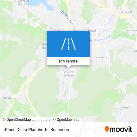 Place De La Planchotte plan