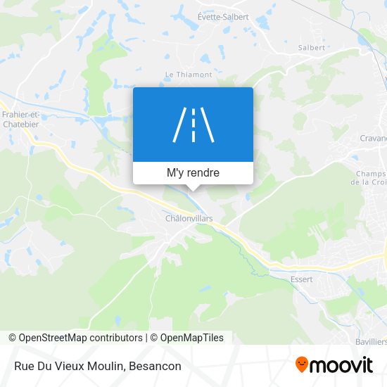 Rue Du Vieux Moulin plan